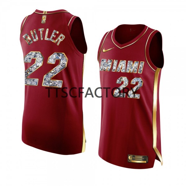 Miami Heat Trikot Jimmy Butler 22 Nike 2022 Playoffs Rot Swingman - Herren Miami Heat Trikot Jimmy Butler 22 Nike 2022 Playoffs Rot Swingman - Herren